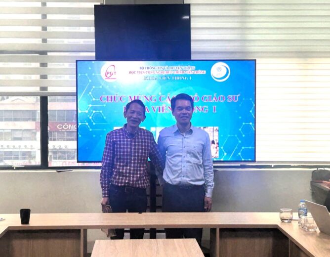 Khoa Viễn thông 1 vinh danh các giảng viên đạt chuẩn chức danh Phó Giáo sư năm 2023 và 2024