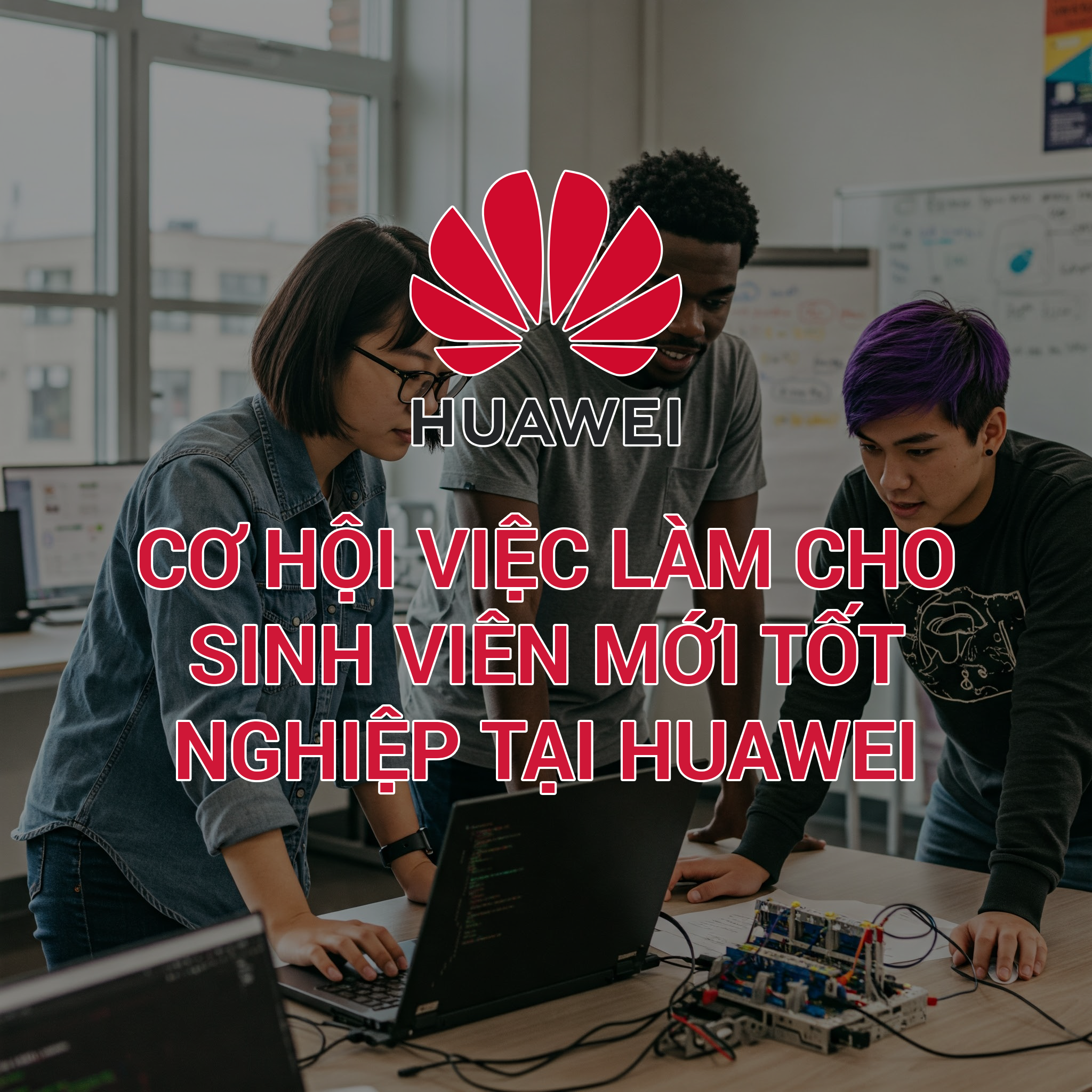 Cơ hội việc làm cho sinh viên mới tốt nghiệp tại Huawei Technologies Việt Nam