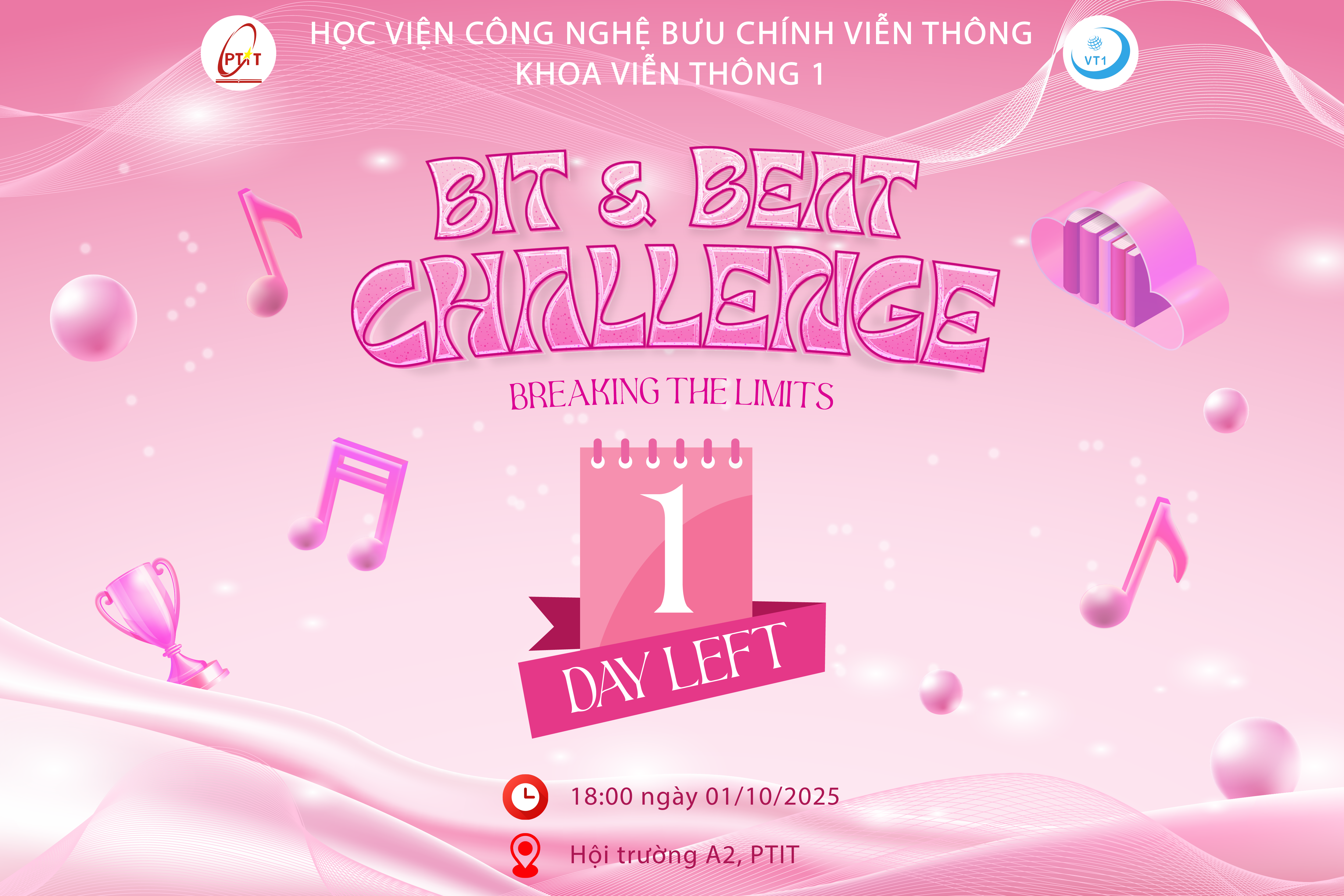 CHÀO ĐÓN TÂN SINH VIÊN KHOA VIỄN THÔNG 1 – BIT & BEAT CHALLENGE 2025