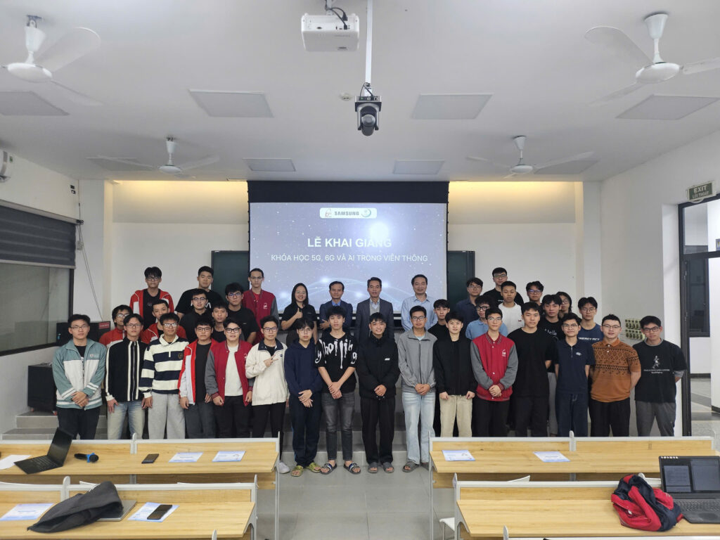 Buổi khai giảng khóa học công nghệ 5G/6G & AI trong viễn thông