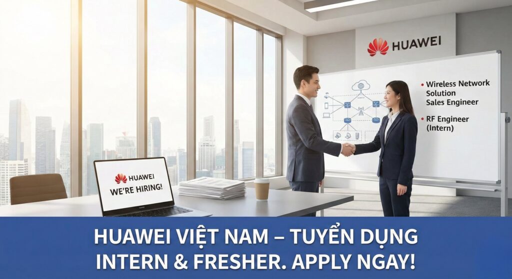 Cơ hội thực tập và làm việc tại Huawei Việt Nam