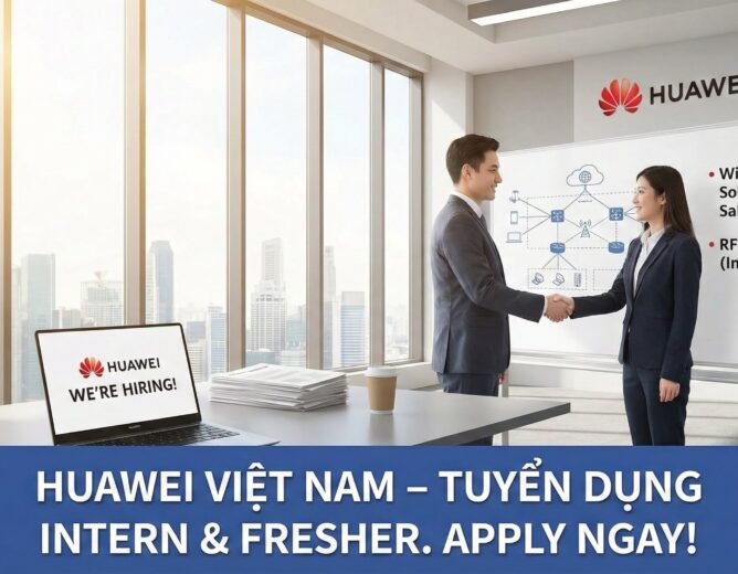 Cơ hội thực tập và làm việc tại Huawei Việt Nam