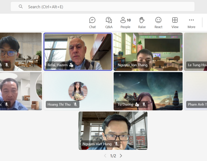Gặp gỡ và trao đổi học thuật giữa giảng viên Khoa Viễn thông 1 – PTIT và giáo sư từ University of Tulsa (Hoa Kỳ)