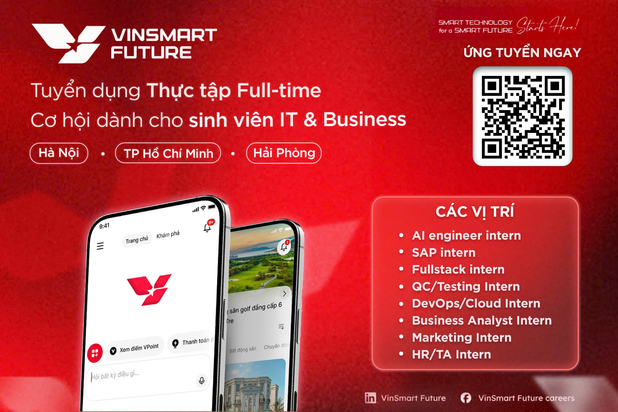 Thực tập Full-time tại Tập đoàn lớn nhất Việt Nam: Cơ hội cho sinh viên IT & Business