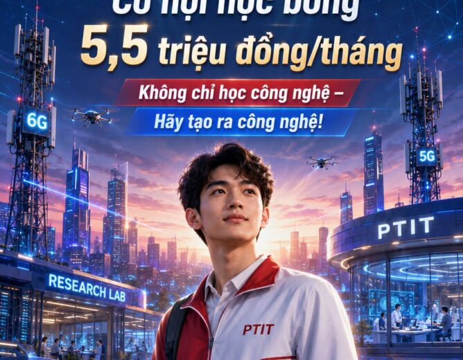 Lộ trình 5 năm bứt phá: Sở hữu đồng thời bằng cử nhân & thạc sĩ tài năng ngành Kỹ thuật Viễn thông tại PTIT