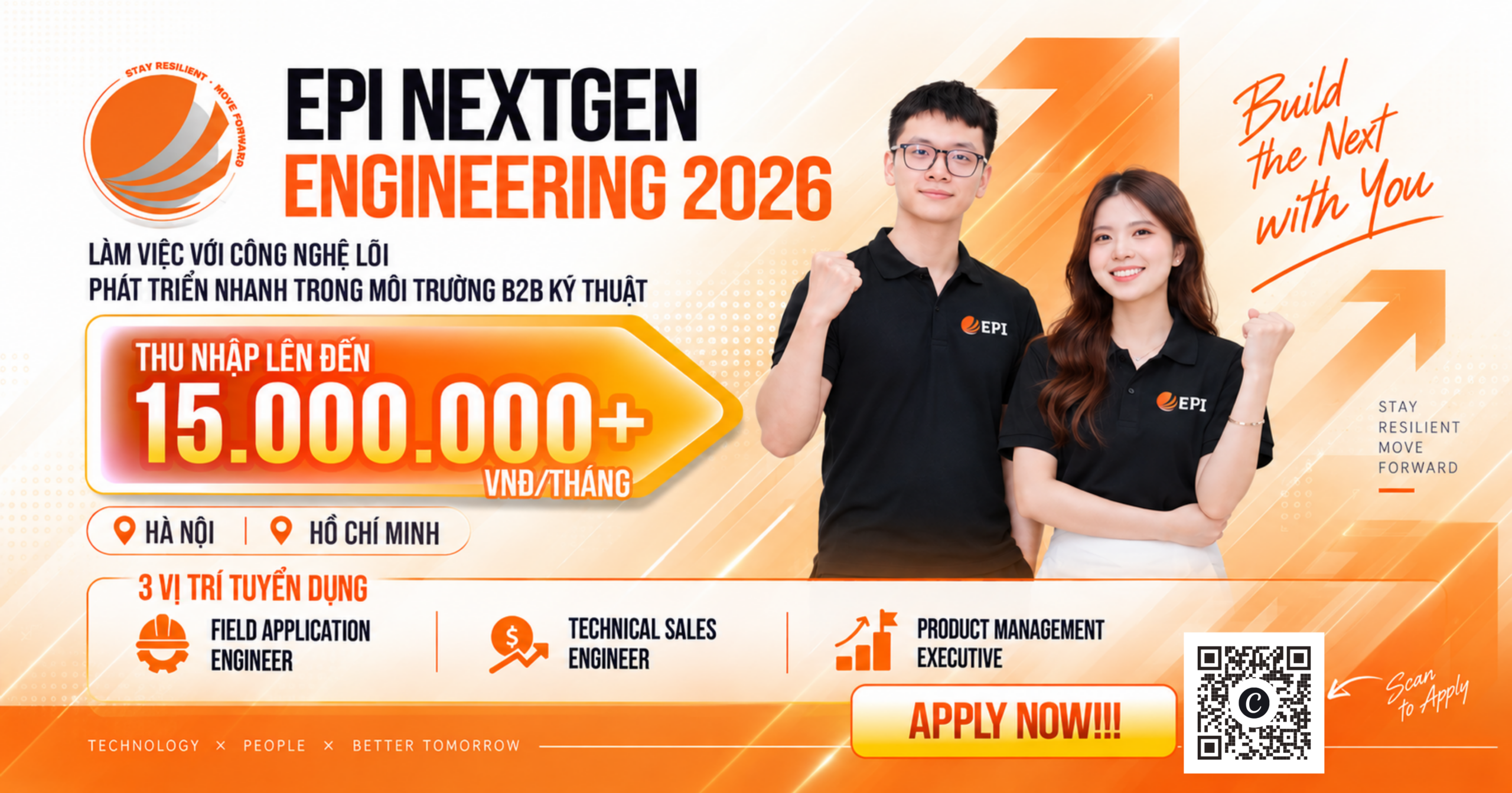 EPI NEXTGEN PROGRAM 2026: Khởi động sự nghiệp trong lĩnh vực công nghệ cùng với nhà phân phối linh kiện điện tử hàng đầu Việt Nam